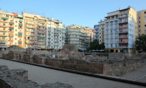 Navarinou area with view from Galerius Palace