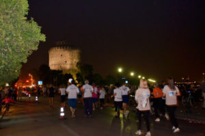Half Marathon with the view of the White Tower